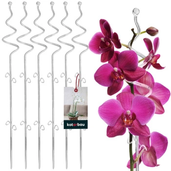 Suport de plante din plastic transparent 58 cm set de 6 buc.