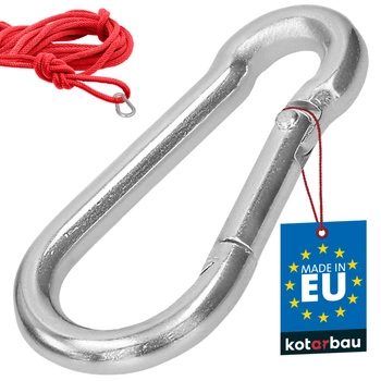 Carabină pentru pompieri leagăn frânghie hamac metalică 60 mm