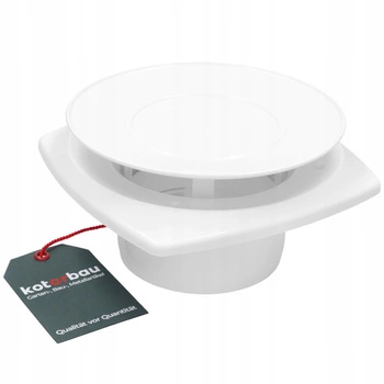 Ventilator de alimentare cu aer alb 100 plastic