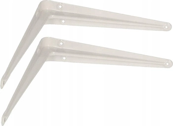 Cot pentru raft susținere 25x20 cm 2 buc. - Culoare albă