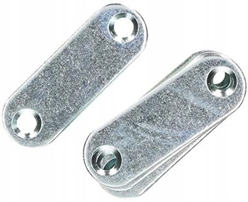 Conector plat 42 mm placă dreaptă pentru mobilă - 100 buc.