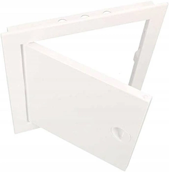Ușă de inspecție ușă 15x30cm fascia albă