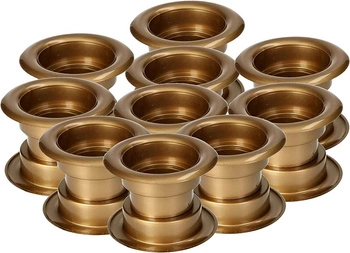 Manșon pentru uși tub ventilat - 10 buc. - Culoare aur vechi