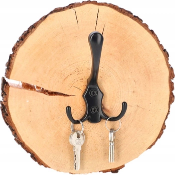 Suport de perete decorativ lemn felie de lemn 20 cm