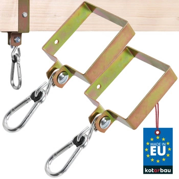 Cârlig oscilant cu carabină 120 mm set de 2 buc.
