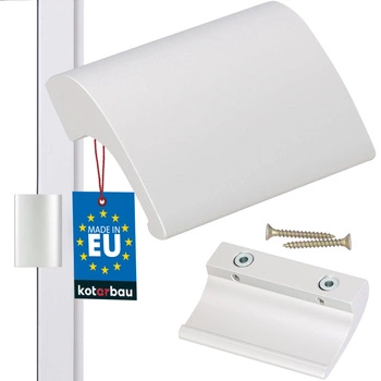 Mânere de balcon pentru ușă fereastră - Culoare argintiu anodizat