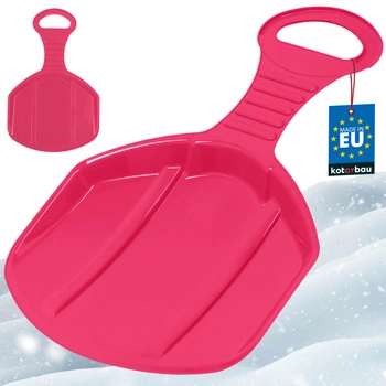 Măr săniuș roz pentru alunecat pe zăpadă