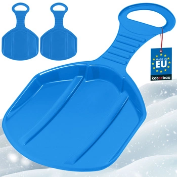 Măr săniuș pentru alunecat pe zăpadă albastru set 2 buc.