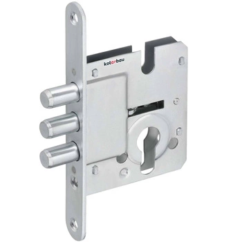 Încuietoare încastrată pentru ușă cu cilindru cu zăbrele zw/50 160 mm