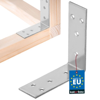 Colțar dulgheresc inoxidabil galvanizat 60x60x20 mm