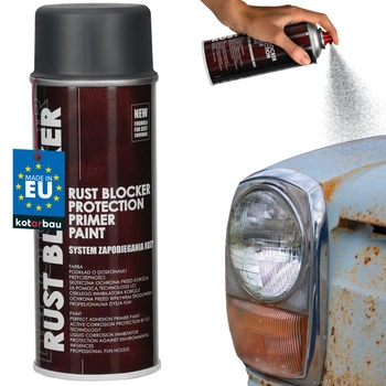 Lac de protecție spray anticoroziv pentru metal gri ral 7011 400 ml