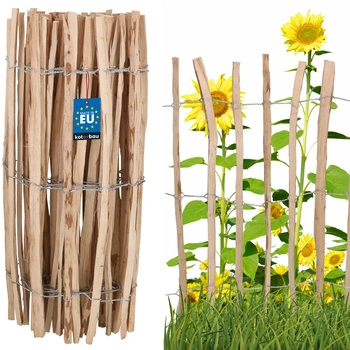 Hazel gard împrejmuire borduri palisadă ardezie 100 cm