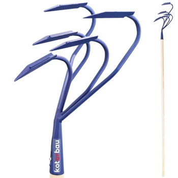 Cultivator de mână cu 5 dinți pentru afânarea solului