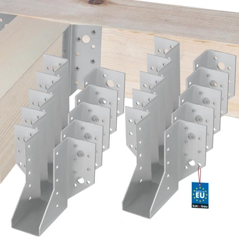 Cârlig pentru grinzi din lemn tâmplărie căpriori 45x108 mm set de 10 buc.