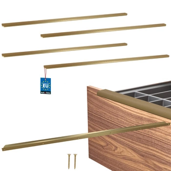 Mâner mobilier aluminiu auriu mat 980/1000 mm set de 4 buc.