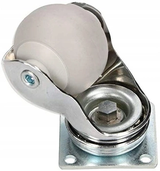 Rotiță pivotantă pentru mobilier 40 mm rulment de cauciuc