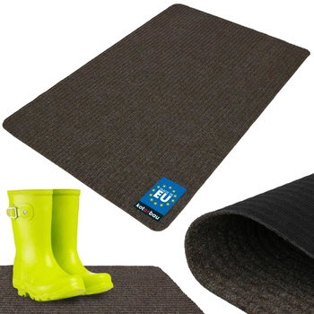 Ștergător de pantofi absorbant antiderapant covoraș covor maro 120x80 cm