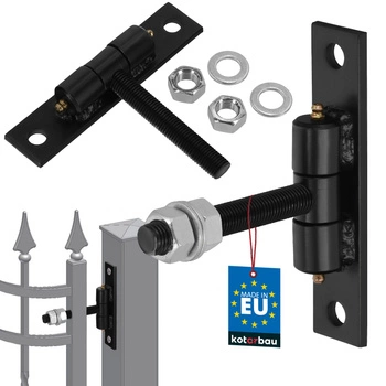 Balamale cu unsoare înșurubate negru fi 20 mm