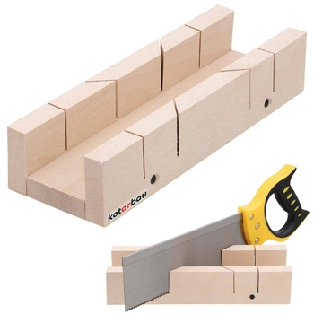 Cutie de bizoane unghiulară din lemn pentru plăci benzi 30x6x10 cm