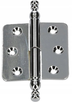 Mobilier decorativ balama pliabilă crom stânga