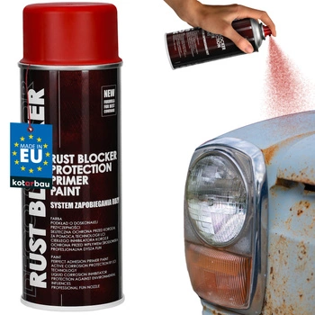 Lac de protecție spray anticoroziv pentru metal roșu ral 3000 400 ml