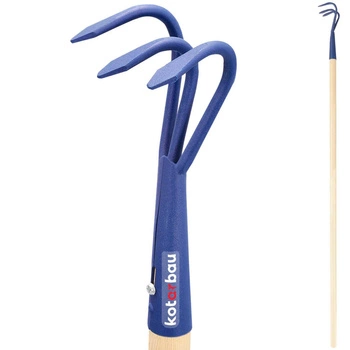 Cultivator de mână cu 3 dinți pentru afânarea solului