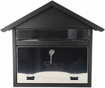 Cutie poștală neagră pentru ziare 405x372 cutie poștală din oțel