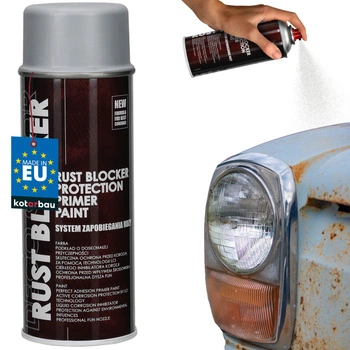 Lac de protecție spray anticoroziv pentru metal gri ral 7035 400 ml