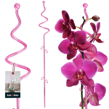 Suport de plante din plastic roz 58 cm