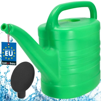 Rezervor de apă de grădină cu filtru plastic mare verde 15 l