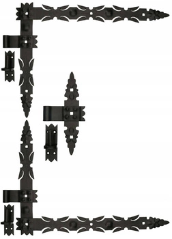 800 garaj colț de colț cu balama pentru obloane