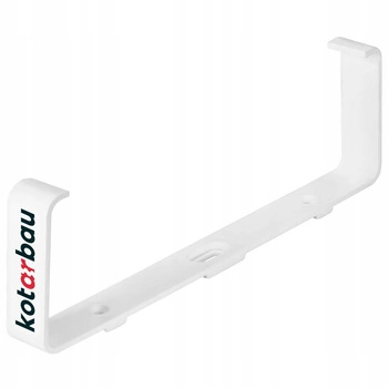 Suport de fixare pentru canal plat 204x60mm alb