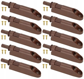 Amortizor cu adaptor pentru închiderea silențioasă a dulapurilor - 10 bucăți.