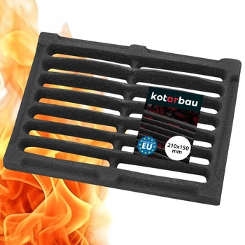 Grătar de gătit din fontă pentru aragaz șemineu cazan - 15x21 cm