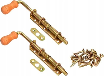 Bolț de blocare 200 mm picior cu arc - 2 buc.