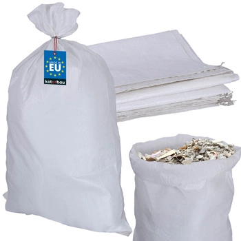 Sac din polipropilenă pentru moloz nisip cărbune făină 50 kg 60x105 cm