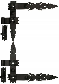 400 garaj colț de colț cu balama pentru obloane