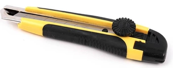 Cuțit universal pentru tapet cu roată de blocare a lamei de siguranță 18 mm