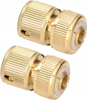 Cuplă rapidă din alamă ondulată 1/2" set de 2 buc.