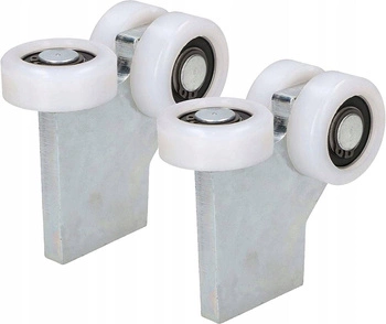 3 cărucior pentru uși glisante cu role fi 43 - 2 buc.