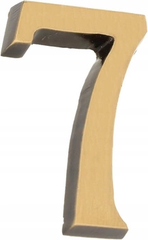 Numărul casei "7" numărul ușii 3d 5cm patină