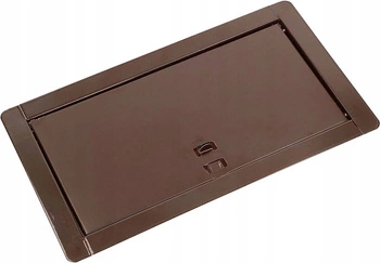 Ușă de inspecție a coșului de fum 13x26cm maro