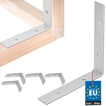 Colțar de tâmplărie zincat 150x150x25 mm set 50 buc.