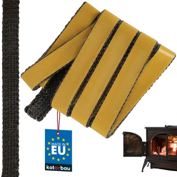 Bandă autoadezivă pentru etanșarea șemineului și sobei 25x4 mm 2,5 m