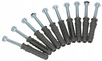Dibluri montaj rapid 12x60 șuruburi set de 10 buc.