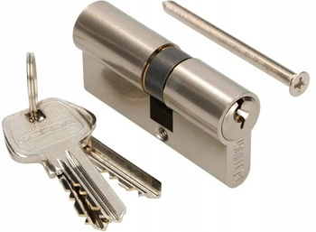 Butuc cilindric pentru broască 30/30 cu 3 chei nichel - Culoare niche