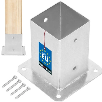 Pillar base bolted anchor bracket 90x90