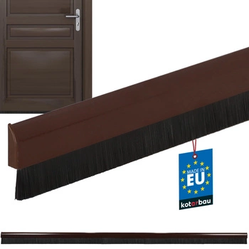 Bandă etanșare sub ușă automată maro 25 mm 1 m