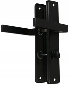 Mâner negru wc wc baie mâner ușă 72 ușă stânga