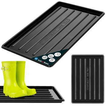 Tavă de scurgere pentru încălțăminte 45x30 cm – Culoare neagră